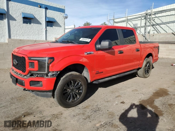 2018 Ford F-150 XL with VIN 1FTEW1EG1JKC92392, listed as a Copart auction lot 50644815 with 120,679 mi miles and Clean Title. Bid and sale history available at carsss.com. Image 1.