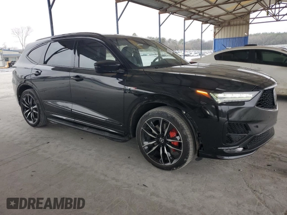 2022 Acura MDX Type S w/Advance Package with VIN 5J8YD8H86NL003864, listed as a Copart auction lot 86757854 with 31,587 mi miles and Salvage Title. Bid and sale history available at carsss.com. Image 4.