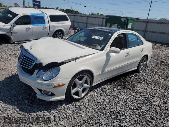 2009 Mercedes-Benz E 350 Luxury with VIN WDBUF56XX9B420690, listed as a Copart auction lot 52776355 with 187,756 mi miles and Salvage Title. Bid and sale history available at DreamBid. Image 1.