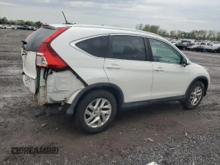 2015 Honda CR-V EX-L with VIN 5J6RM3H75FL007879, listed as a Copart auction lot 53157455 with 81,301 mi miles and Salvage Title. Bid and sale history available at carsss.com. Image 3.