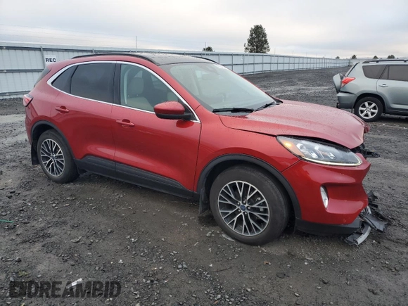 2022 Ford Escape Titanium Plug-In Hybrid z VIN 1FMCU0LZ2NUA23870, wystawiony jako Copart lot #84024854 z przebiegiem 27 759 mil mil oraz Szkoda całkowita • Salvage title. Historia ofert i sprzedaży dostępna na DreamBid. Obrazek 4.