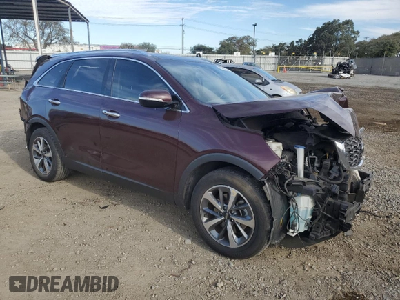 2019 Kia Sorento EX Sport V6 with VIN 5XYPH4A56KG474072, listed as a Copart auction lot 88963735 with 87,758 mi miles and Salvage Title. Bid and sale history available at carsss.com. Image 4.