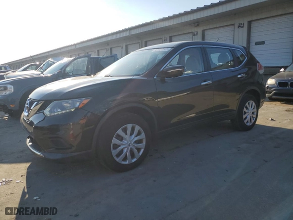 2015 Nissan Rogue S with VIN KNMAT2MT9FP515042, listed as a Copart auction lot 47737685 with 75,499 mi miles and Non Repairable. Bid and sale history available at carsss.com. Image 1.