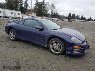 2000 Mitsubishi Eclipse GT with VIN 4A3AC54L9YE148589, listed as a Copart auction lot 42258715 with 190,346 mi miles and Salvage Title. Bid and sale history available at carsss.com. Image 4.