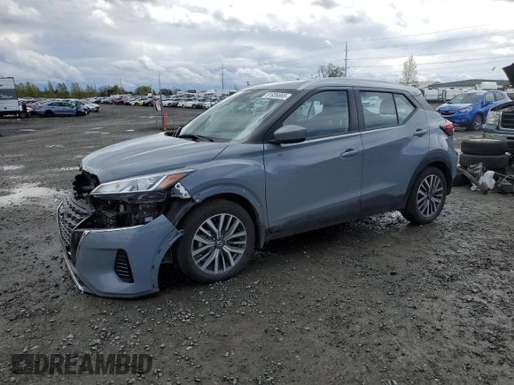 2021 Nissan Kicks SV with VIN 3N1CP5CV1ML544046, listed as a Copart auction lot 51936865 with 49,373 mi miles and Salvage Title. Bid and sale history available at DreamBid. Image 1.