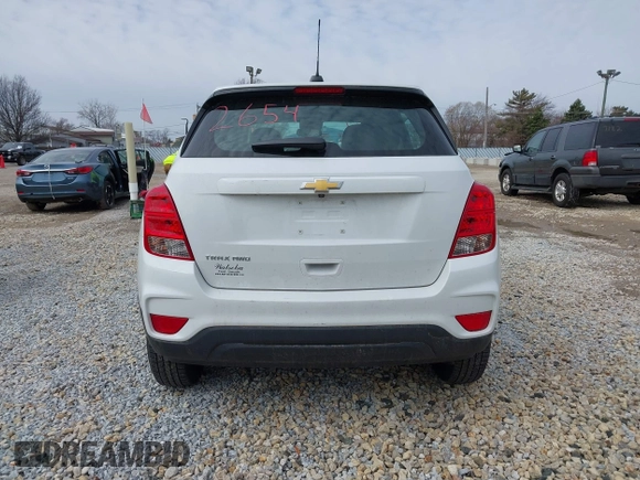 2018 Chevrolet Trax LS with VIN KL7CJNSB5JB713243, listed as a IAAI auction lot 41812654 with 92,901 mi miles. Bid and sale history available at carsss.com. Image 16.