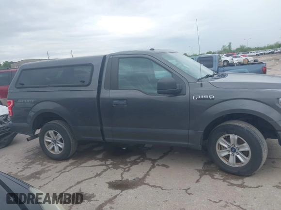 2018 Ford F-150 XL with VIN 1FTMF1C53JKE85608, listed as a IAAI auction lot 41823771 with 142,151 mi miles. Bid and sale history available at carsss.com. Image 13.