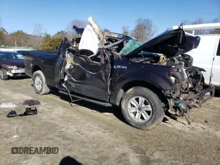 2020 Ford F-150 XL with VIN 1FTEX1EB0LFA55471, listed as a Copart auction lot 45352065 with 53,912 mi miles and Salvage title. Bid and sale history available at DreamBid. Image 4.