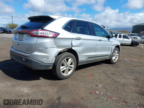 2018 Ford Edge SEL with VIN 2FMPK3J95JBB19374, listed as a IAAI auction lot 41220257 with 1 mi miles. Bid and sale history available at carsss.com. Image 4.