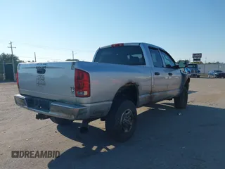 2005 Dodge 2500 SLT with VIN 3D7KS28C55G846789, listed as a IAAI auction lot 40219399 with 190,157 mi miles and . Bid and sale history available at DreamBid. Image 4.