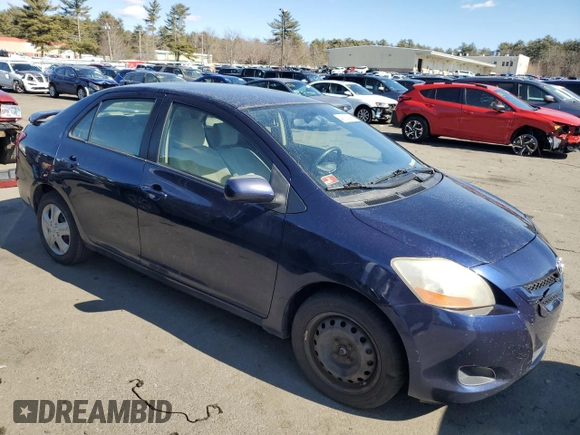 2008 Toyota Yaris with VIN JTDBT923484024267, listed as a Copart auction lot 46183595 with 180,534 mi miles and Salvage Title. Bid and sale history available at carsss.com. Image 4.