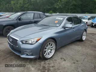 2015 Infiniti Q50 Premium с VIN JN1BV7AR6FM417420, выставлен на аукционе Copart как лот 63897395 с пробегом 122 098 миль миль и Списание • Salvage title. История ставок и продаж доступна на DreamBid. Изображение 1.