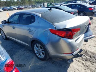 2013 Kia Optima EX with VIN 5XXGN4A75DG214845, listed as a IAAI auction lot 42026630 with 161,476 mi miles. Bid and sale history available at carsss.com. Image 3.