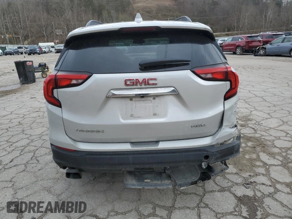 2019 GMC Terrain SLE with VIN 3GKALTEX8KL131271, listed as a Copart auction lot 83336344 with 100,468 mi miles and Salvage Title. Bid and sale history available at carsss.com. Image 6.