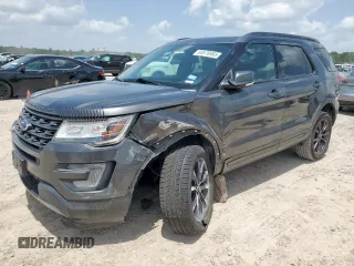 2017 Ford Explorer XLT z VIN 1FM5K7D88HGD41816, wystawiony jako Copart lot #64576955 z przebiegiem 124 524 mil mil oraz Szkoda całkowita • Salvage title. Historia ofert i sprzedaży dostępna na DreamBid. Obrazek 1.