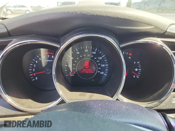2013 Kia Optima EX with VIN 5XXGN4A71DG196229, listed as a Copart auction lot 64989055 with 146,187 mi miles and Salvage title. Bid and sale history available at DreamBid. Image 9.