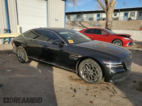 2022 Genesis G80 2.5T z VIN KMTGB4SCXNU137567, wystawiony jako Copart lot #87746625 z przebiegiem 32 273 mil mil oraz Nie do naprawy • Non repairable. Historia ofert i sprzedaży dostępna na DreamBid. Obrazek 4.
