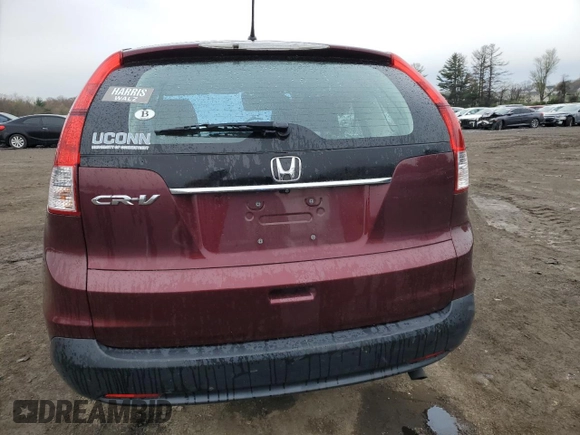 2013 Honda CR-V LX with VIN 5J6RM3H37DL033099, listed as a Copart auction lot 52578235 with 122,548 mi miles and Salvage Title. Bid and sale history available at carsss.com. Image 6.