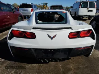 2016 Chevrolet Corvette 2LT with VIN 1G1YD2D74G5118830, listed as a Copart auction lot 76782494 with 0 mi miles and Salvage Title. Bid and sale history available at carsss.com. Image 6.