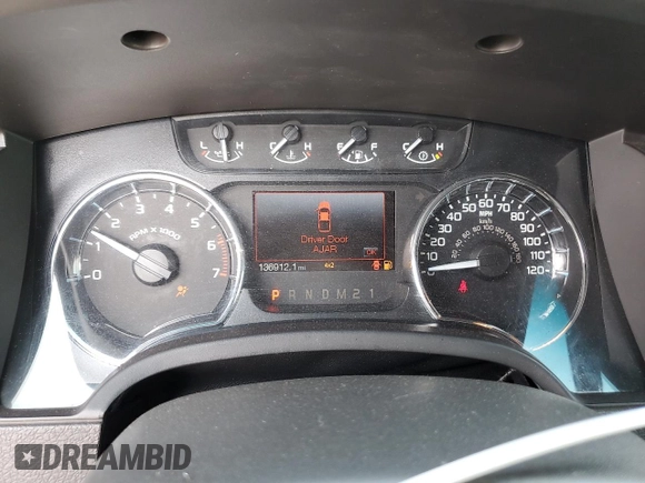 2011 Ford F-150 XLT with VIN 1FTFW1ET6BFC56273, listed as a Copart auction lot 60679755 with 136,912 mi miles and Salvage title. Bid and sale history available at DreamBid. Image 9.