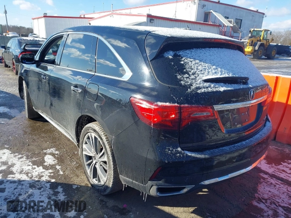 2017 Acura MDX w/Technology Pkg with VIN 5FRYD4H57HB006808, listed as a IAAI auction lot 41350211 with 164,719 mi miles. Bid and sale history available at carsss.com. Image 3.