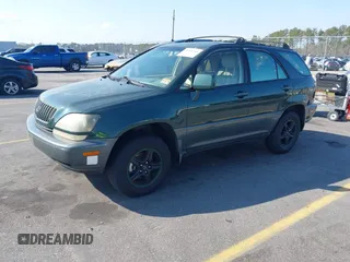 1999 Lexus RX 300 Luxury SUV with VIN JT6HF10U6X0050848, listed as a IAAI auction lot 41496765 with 155,086 mi miles. Bid and sale history available at carsss.com. Image 2.