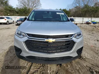 2021 Chevrolet Traverse LS with VIN 1GNEVFKW3MJ104372, listed as a Copart auction lot 49183435 with 51,853 mi miles and Salvage Title. Bid and sale history available at carsss.com. Image 5.