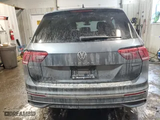 2024 Volkswagen Tiguan SE with VIN 3VVMB7AX8RM013610, listed as a Copart auction lot 41973885 with 14,653 mi miles and Salvage Title. Bid and sale history available at carsss.com. Image 6.