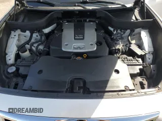 2017 Infiniti QX70 with VIN JN8CS1MW3HM411378, listed as a Copart auction lot 50746075 with 36,738 mi miles and Salvage title. Bid and sale history available at DreamBid. Image 14.