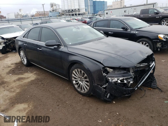 2015 Audi A8 4.0T with VIN WAUJ2AFD3FN024977, listed as a Copart auction lot 39952623 with 102,365 mi miles and . Bid and sale history available at DreamBid. Image 4.