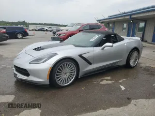 2015 Chevrolet Corvette 2LT z VIN 1G1YD3D71F5106011, wystawiony jako Copart lot #57059165 z przebiegiem 51 468 mil mil oraz Szkoda całkowita • Salvage title. Historia ofert i sprzedaży dostępna na DreamBid. Obrazek 1.