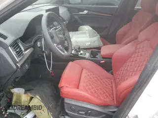 2024 Audi SQ5 Sportback Premium Plus with VIN WA124AFY8R2021674, listed as a Copart auction lot 74318384 with Not Provided miles and Non Repairable. Bid and sale history available at DreamBid. Image 7.