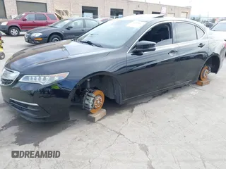 2017 Acura TLX V6 w/Technology Pkg with VIN 19UUB3F5XHA001728, listed as a IAAI auction lot 41688662 with 1 mi miles. Bid and sale history available at carsss.com. Image 2.