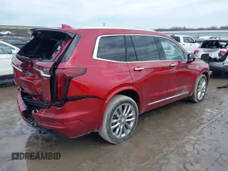 2022 Cadillac XT6 Premium Luxury with VIN 1GYKPDRS6NZ118860, listed as a IAAI auction lot 41459341 with 64,682 mi miles. Bid and sale history available at carsss.com. Image 4.