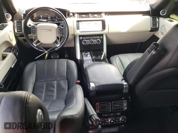 2017 Land Rover Range Rover z VIN SALGS2FE2HA369920, wystawiony jako Copart lot #58393675 z przebiegiem 147 158 mil mil oraz Czysty tytuł • Clean title. Historia ofert i sprzedaży dostępna na DreamBid. Obrazek 8.