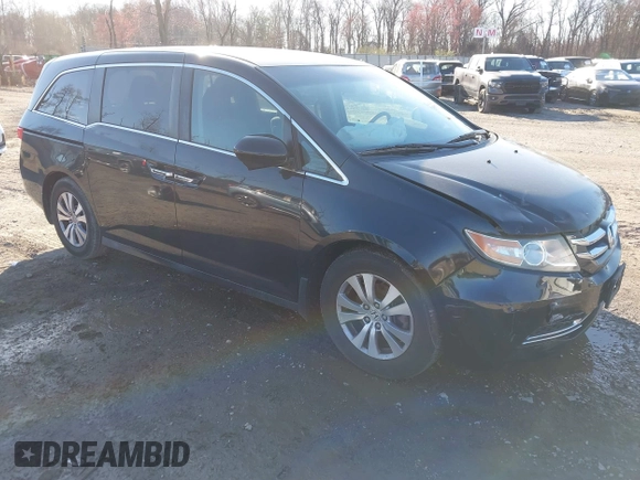 2017 Honda Odyssey SE with VIN 5FNRL5H31HB020510, listed as a IAAI auction lot 41877937 with 105,690 mi miles and . Bid and sale history available at carsss.com. Image 1.