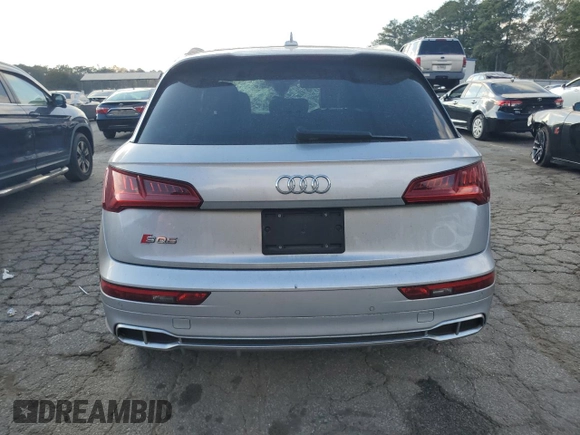 2018 Audi SQ5 with VIN WA1C4BFY9J2110569, listed as a Copart auction lot 79781664 with 71,841 mi miles and Salvage Title. Bid and sale history available at DreamBid. Image 6.