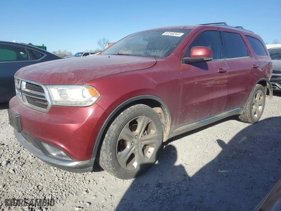 2014 Dodge Durango Limited with VIN 1C4RDHDG3EC306780, listed as a Copart auction lot 87248244 with 194,256 mi miles and Salvage Title. Bid and sale history available at carsss.com. Image 1.