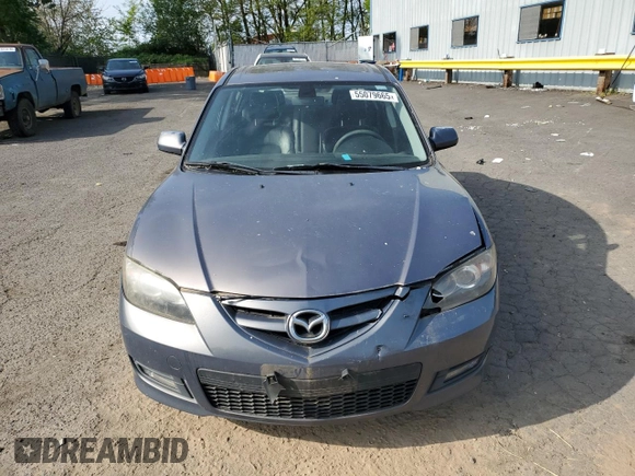2009 Mazda 3 S Grand Touring with VIN JM1BK324791209943, listed as a Copart auction lot 55079665 with 84,494 mi miles and Salvage title. Bid and sale history available at DreamBid. Image 5.