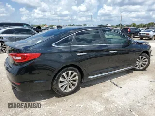 2016 Hyundai Sonata Sport with VIN 5NPE34AF0GH398492, listed as a Copart auction lot 55411575 with 103,736 mi miles and Salvage Title. Bid and sale history available at DreamBid. Image 3.