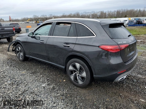 2024 Mercedes-Benz GLC with VIN W1NKM4HB2RF086876, listed as a Copart auction lot 51835205 with 0 mi miles and Salvage Title. Bid and sale history available at carsss.com. Image 2.