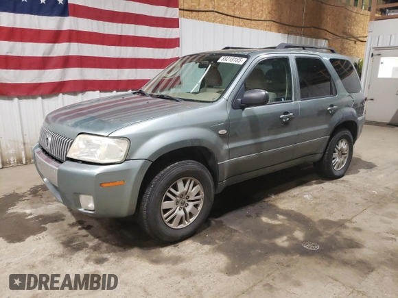 2007 Mercury Mariner Luxury z VIN 4M2CU91147KJ00348, wystawiony jako Copart lot #89218185 z przebiegiem 184 182 mil mil oraz Szkoda całkowita • Salvage title. Historia ofert i sprzedaży dostępna na DreamBid. Obrazek 1.