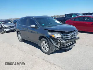 2013 Honda CR-V EX-L with VIN 2HKRM4H78DH610001, listed as a IAAI auction lot 41847397 with 98,239 mi miles. Bid and sale history available at carsss.com. Image 1.