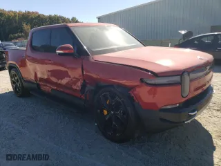 2022 Rivian R1T Adventure Package with VIN 7FCTGAAA2NN003802, listed as a Copart auction lot 78002664 with 74 mi miles and Salvage Title. Bid and sale history available at carsss.com. Image 4.