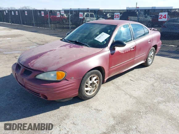 2005 Pontiac Grand Am SE with VIN 1G2NE52E45M202888, listed as a IAAI auction lot 41437235 with 65,968 mi miles. Bid and sale history available at carsss.com. Image 2.