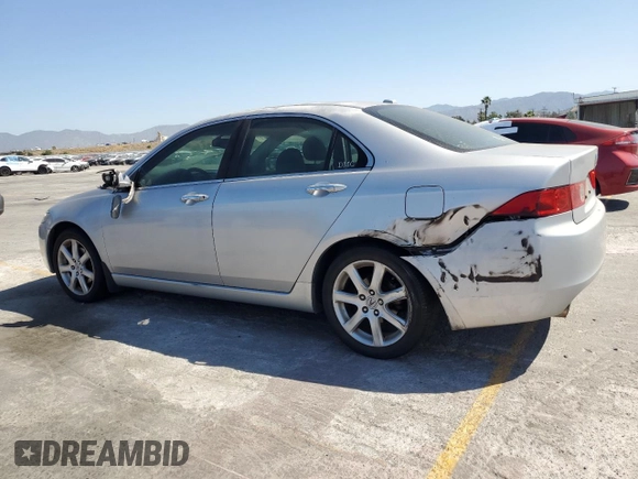 2005 Acura TSX with VIN JH4CL96885C011077, listed as a Copart auction lot 57878185 with 211,652 mi miles and Salvage title. Bid and sale history available at DreamBid. Image 2.