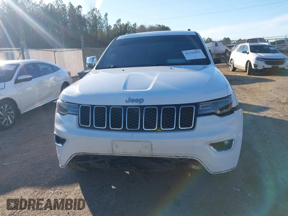 2017 Jeep Grand Cherokee Limited with VIN 1C4RJEBG8HC887899, listed as a IAAI auction lot 41242803 with 96,574 mi miles and . Bid and sale history available at DreamBid. Image 12.
