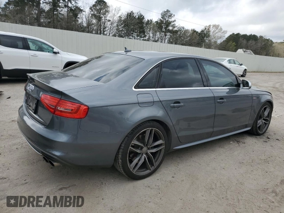 2013 Audi S4 Prestige with VIN WAUKGAFL1DA063911, listed as a Copart auction lot 49174775 with 125,379 mi miles and Salvage Title. Bid and sale history available at carsss.com. Image 3.