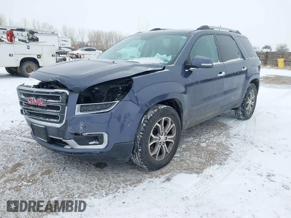 2013 GMC Acadia SLT z VIN 1GKKVSKD6DJ203176, wystawiony jako IAAI lot #41591490 z przebiegiem 126 243 mil mil oraz . Historia ofert i sprzedaży dostępna na DreamBid. Obrazek 2.