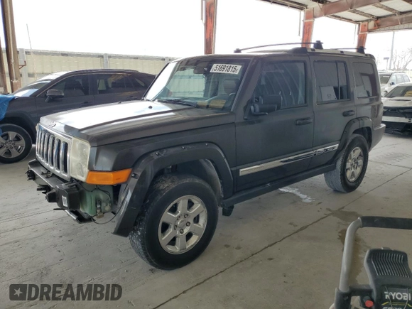 2006 Jeep Commander Limited с VIN 1J8HH58236C294203, выставлен на аукционе Copart как лот 51691815 с пробегом 208 401 миль миль и Списание • Salvage title. История ставок и продаж доступна на DreamBid. Изображение 1.